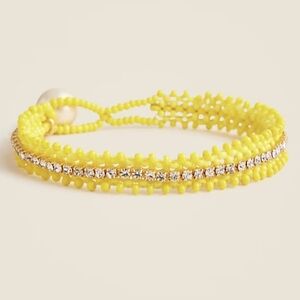 J Crew Beaded Faux Pearl Bracelet